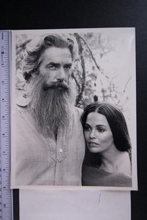 Two 1986 VINTAGE CBS TV MOVIE Press Photos THE SAM HOUSTON STORY SAM ELLIOTT