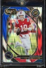 New Listing2024 Select Drake Maye Red & Blue Shock RC #218