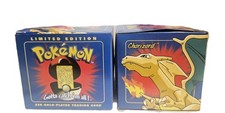 1999 Pokemon Burger King 23KT Gold Plated Card CHARIZARD 6 Pokeball NEW In Box