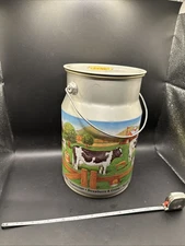 VTG Chupa Chups Lollipops 4th Edition Collectible Tin (Milk Can) - 9.75" - Empty