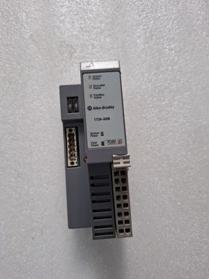 ALLEN BRADLEY 1734-ADN DEVICENET ADAPTER 24VDC TESTING TIME FIELD POWER LIGHT ON