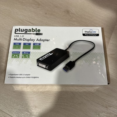 NEW SEALED Plugable USB 3.0 Multi-Display Adapter Model UGA-3000 (Qty Available