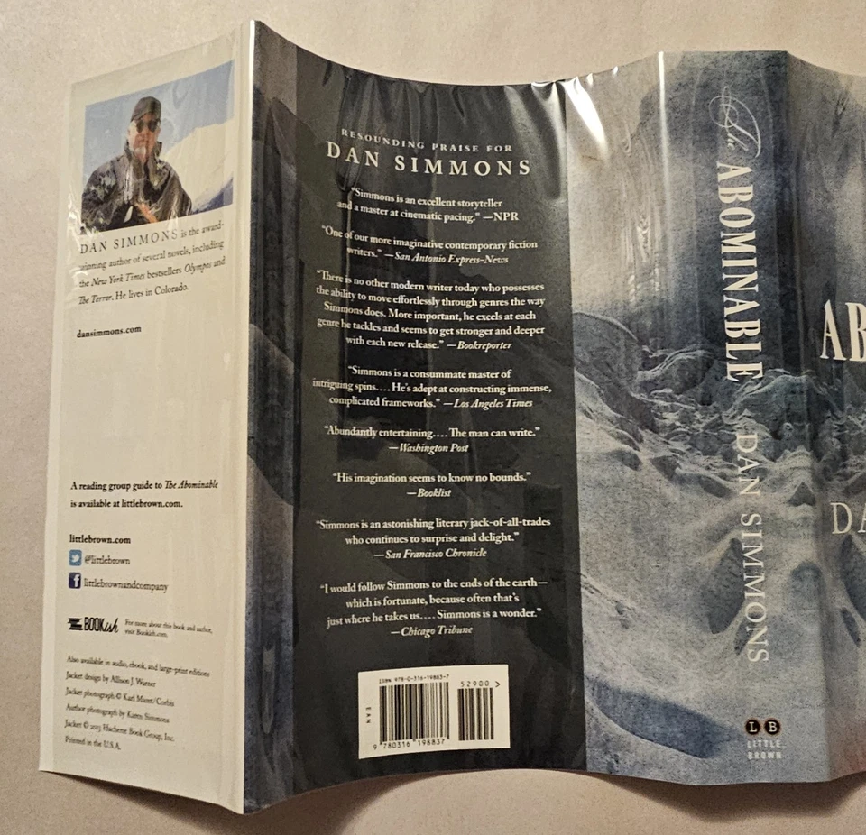 The Abominable by Dan Simmons 1st/1st HC Little, Brown 2013 *New & Unread* Foto 4 de 4