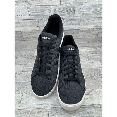 Adidas Daily 2.0 Mens Size 14 Black Denim Skate Sneakers Shoes DB0284 Low Top
