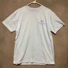 Real Tree Double Sided Elk Graphic Print Outdoors Adventure Mens Medium Hunting