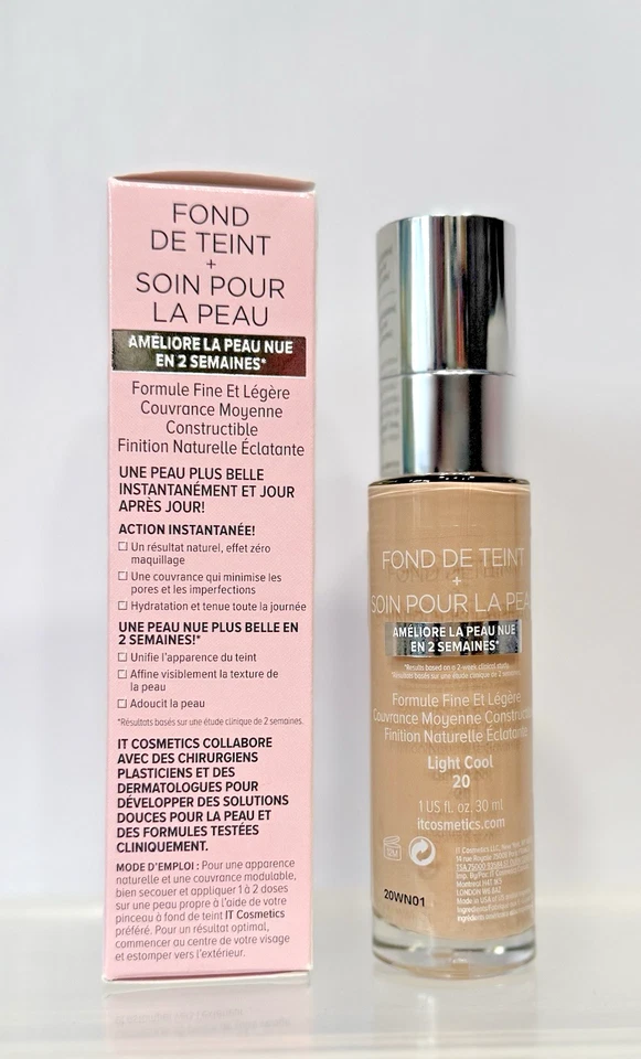 IT Cosmetics Your Skin But Better  Foundation + Skincare - Fair Neutral 11 - New - Image 4 of 4