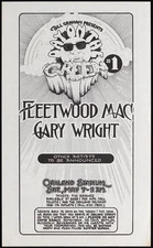 1977 Day on the Green #1 Flyer / Handbill Fleetwood Mac Blondie Tom Petty Tuten 