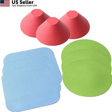 3 set of HengKe Jar Gripper, 9 Pieces Multi-Purpose Reusable Blue,Red,Green