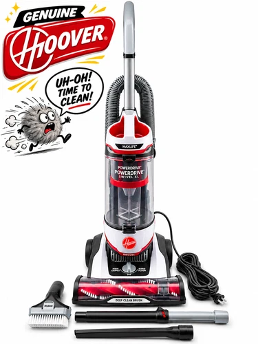 Upright Vacuum Hoover MAXLife Elite Swivel Bagless HEPA Pet Cleaner UH75120V NEW - product listing photo
