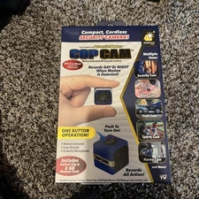 COP CAM HD SECURITY CAMERA Motion Activated Security Camera OPEN BOX NEVER 