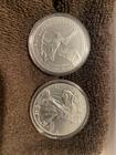 2022 American Silver Eagle 1oz .999 Fine Silver BU Lot Of 2 Authentic