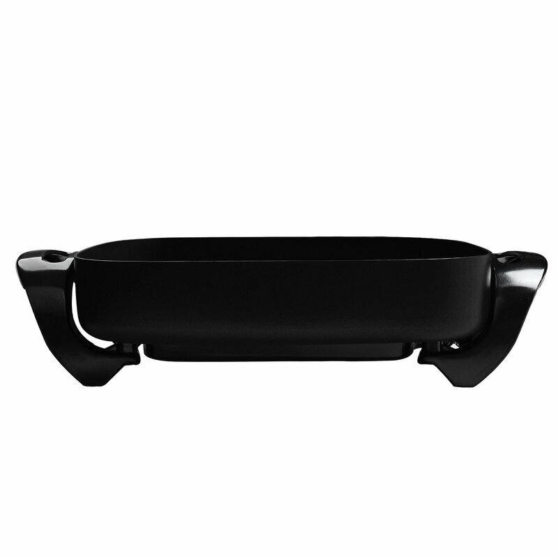 Deep Dish 16 Inch Non-stick Electric Skillet with Glass Cover 16