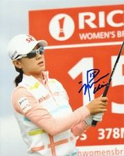 LPGA GOLFER CHOI NA-YEON HAND SIGNED 8x10 PHOTO B w/COA KOREA PROOF WOMEN'S GOLF
