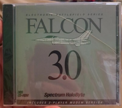 Falcon 3.0 Electronic Battlefield (PC CD-ROM/DOS) Spectrum Holobyte cracked case
