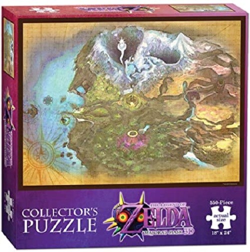 Legend of Zelda Collectors Edition Nintendo Puzzle Hyrule  The Legend Of Zelda USAopoly Collector\' Edition Puzzle Hyrule Map 550 Pieces NEW main image 2