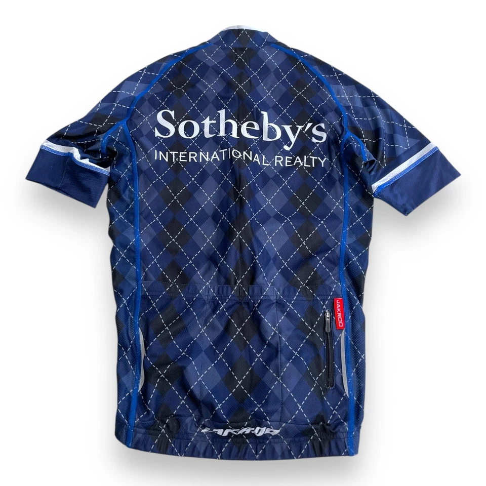 Camiseta masculina pequena Jakroo Sotheby's International Realty Racing Team ciclismo - Imagem 2 de 4