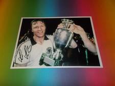 Horst Hrubesch DFB European Champion signed autograph on 20x28 photo