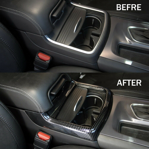 Carbon fiber Central Control Dash Decor Cover Trim Bezel for 2015+ Chrysler 300C - 第 97/371 張圖片