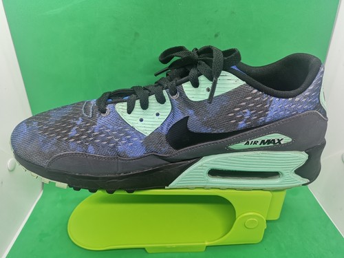 Nike Air Max 90 Premium 700157_403Running Shoe Men Sz 13 Hyper Cobalt/Green Glow - Picture 18 of 21
