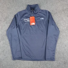 The North Face Sweater Womens Medium Blue Fleece Pullover Tech Glacier Hike NWT