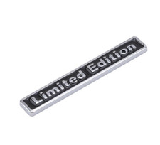 3D Metall Limited Edition Logo Chrom Sticker Emblem Aufkleber KFZ Auto 6,4x1 cm