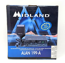Midland Alan 199-A baracchino radio cb nuovo never used 40 canali transceiver