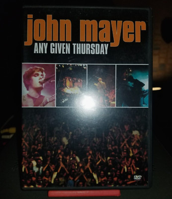 John Mayer - Any Given Thursday Live! (DVD, 2003) 17 SONGS 2:HRS:15 MIN NTSC 5.1