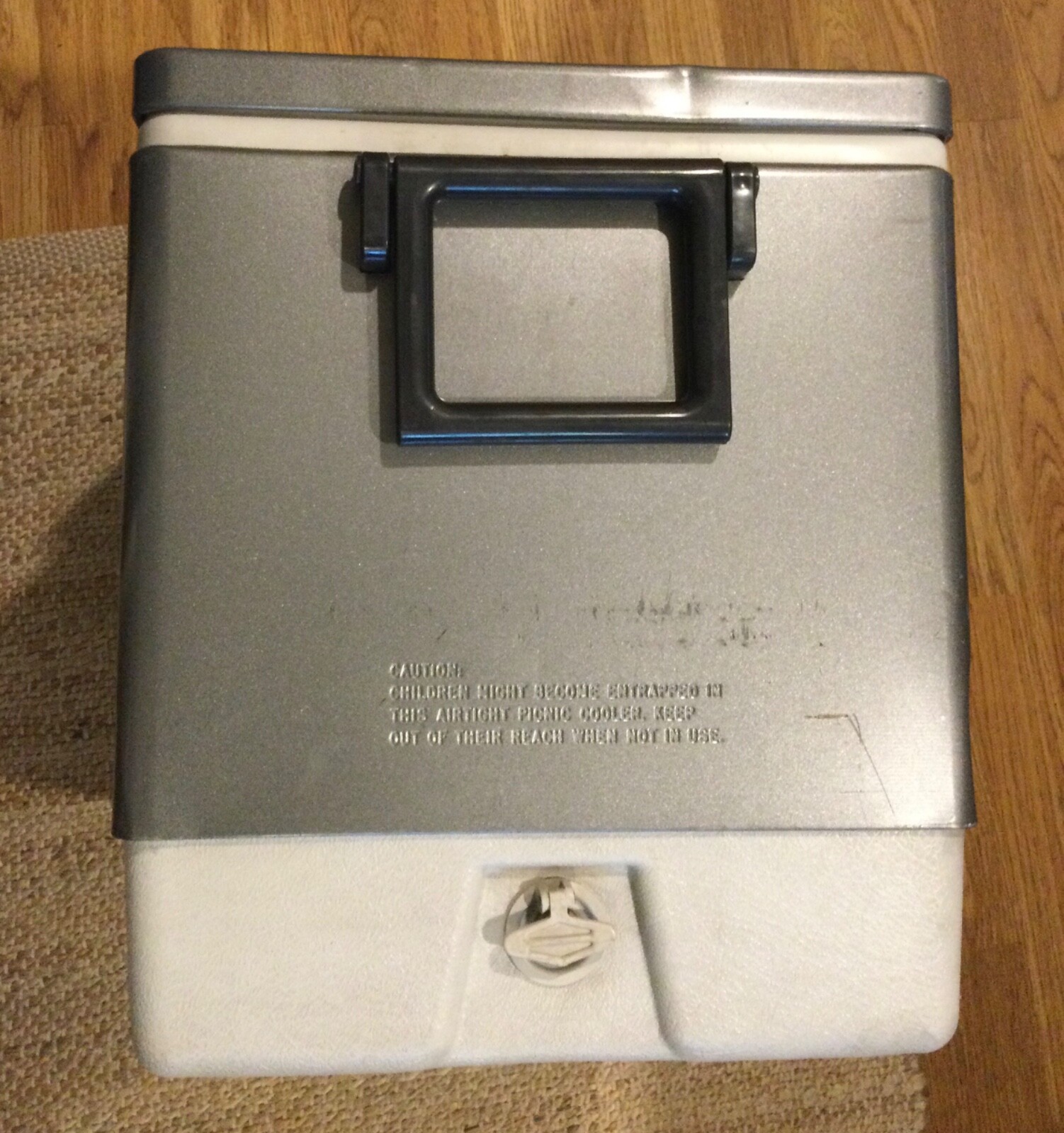 Coleman Steelbelted 54 silver gray vintage cooler eBay
