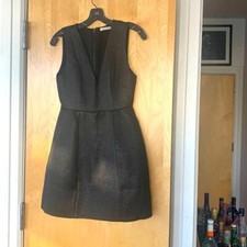 Alice + Olivia - Sleeveless mini Sparkle fabric dress-size 2