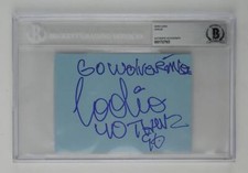 Coolio Signed 4x5.5 Index Card Autographed Slabbed Beckett BAS COA