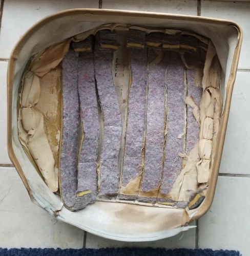 Mercedes W123 OEM 300TD palomino Beige wagon rear seat bottom cover MB TEX - Bild 5 von 5