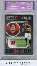 2021 Panini Playbook #NXT-JMC Next Up Ja'Marr Chase Graded 10- Mint KTCGrading