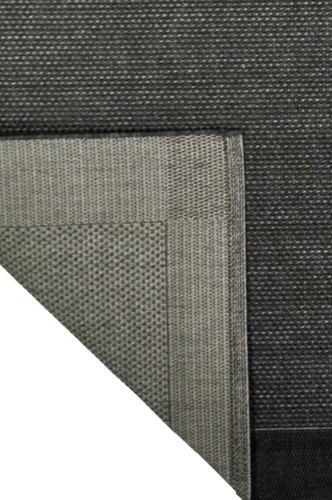 ILUKA OUTDOOR INDOOR BLACK MODERN FLOOR RUG RUNNER 80x400cm **UV & WATER PROOF** - Picture 4 of 4