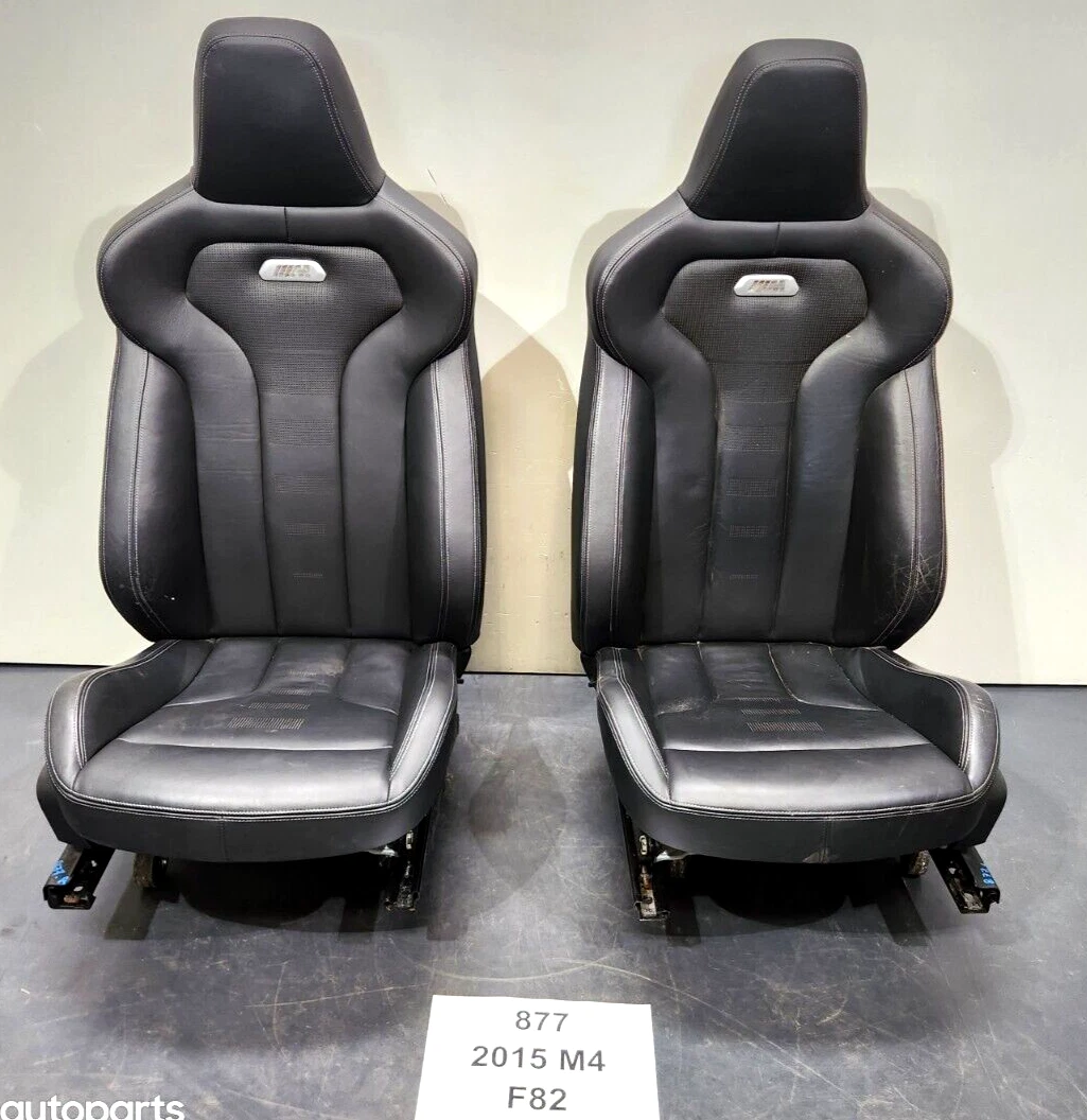 ✓ 15-20 OEM BMW F82 M4 Coupe Front Driver Passenger Bucket Seats 