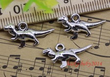 20/60X retro Jewelry Making DIY dinosaur alloy charms pendants 11x21mm