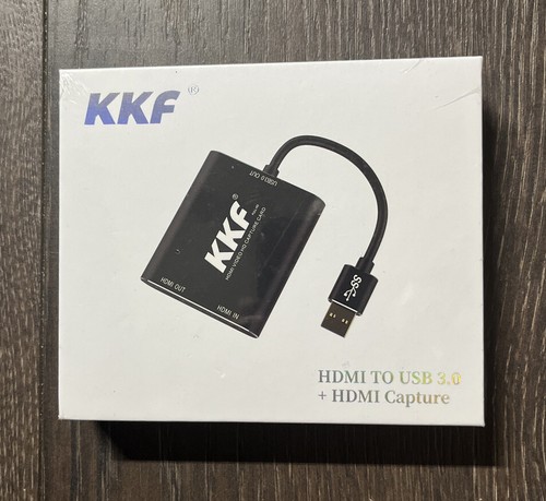KKF Capture Card USB 3.0 HD 1080P 60 FPS Ultra-Low Latency High Performance HDMI