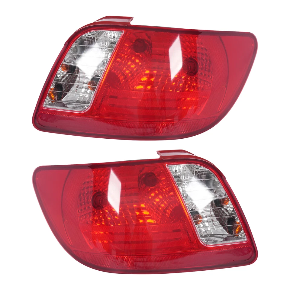 Left+Right Side Rear Tail Lights For 2006-2011 Kia Rio Halogen Tail Lamps - Image 2 of 4