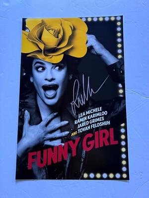 Lea Michele Autographed Funny Girl Broadway 11x17 Photo