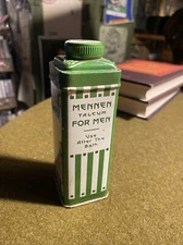 Vintage Mennen Talcum For Men 4 oz. Tin Mostly Full