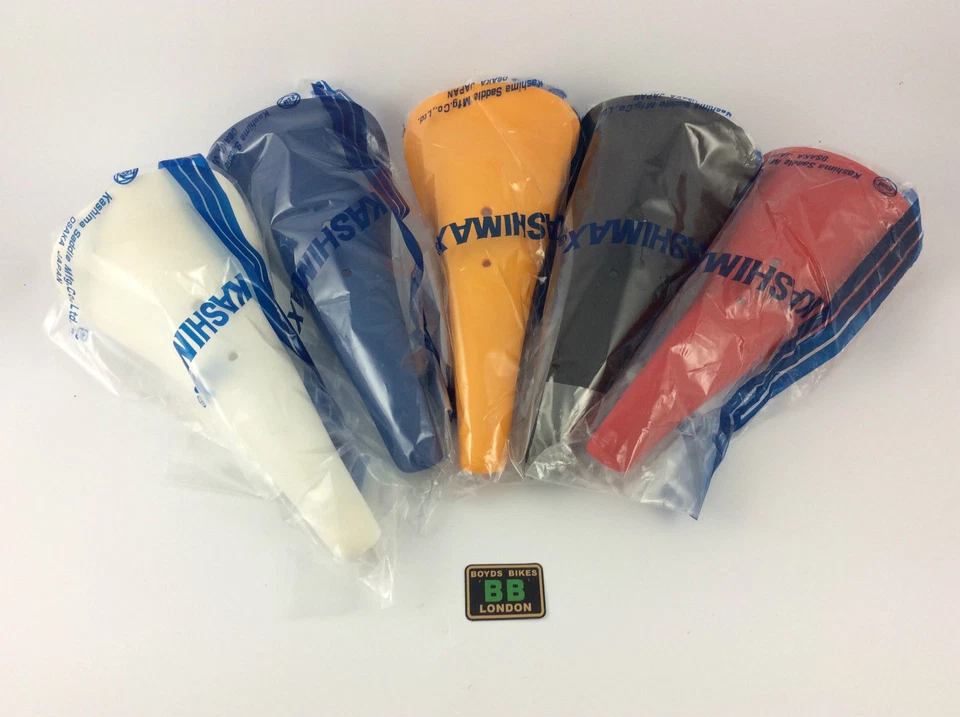 Kashimax AERO saddle - Old School BMX - Black Red Blue Yellow Pink Green White - Image 4 of 4