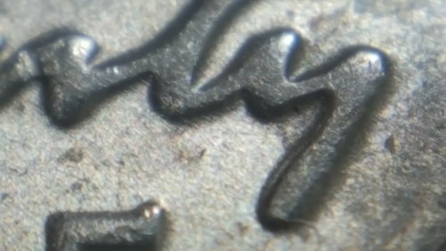 2015 D Jefferson Nickel Mechanical Doubling Die Obverse Circulated Error Coin - Picture 5 of 5