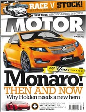 MOTOR Magazine July 2011 Holden Monaro; Lamborghini Aventador Porsche 911 GT3