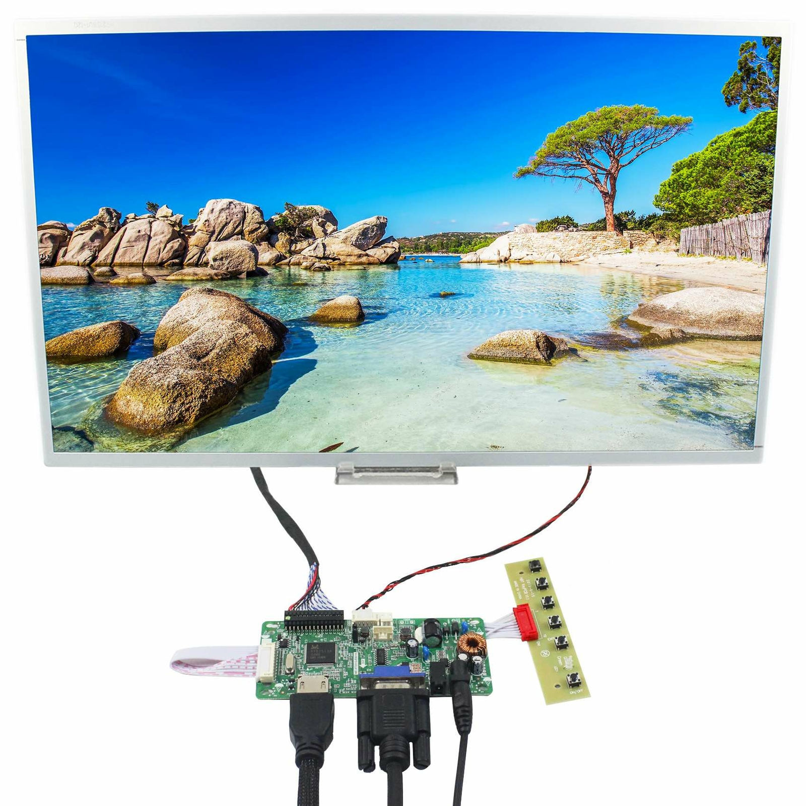 23.8"" IPS MV238FHM-N10 1920X1080 TFT-LCD For PC Monitor with H-D VGA LCD Board