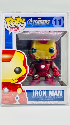 💥Funko POP! Marvel💥(2012) #11 IRON MAN Marvel Avengers 💎RARE VAULTED (NM)💎