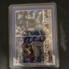 2023 Topps Update  - RC Purple Foil US265 Anderson Espinoza, Jared Koenig /799 