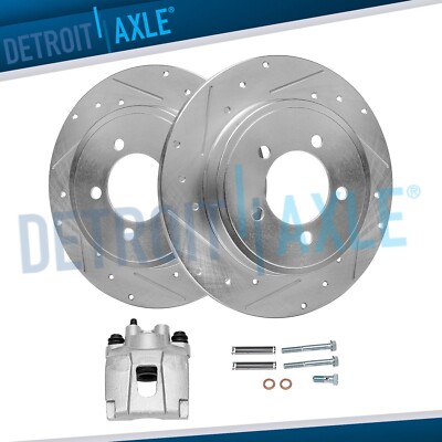 Front Drilled Brake Rotors for 2006 -2009 2010 Ford Explorer Mercury