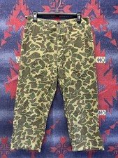 Vintage Frogskin Camo OG 107 Style Pants 31x25 Button Fly Duck Camo
