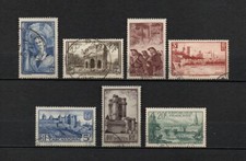 FRANCE 1938 .  Série N°s 388 à 394 .  Oblitérés .