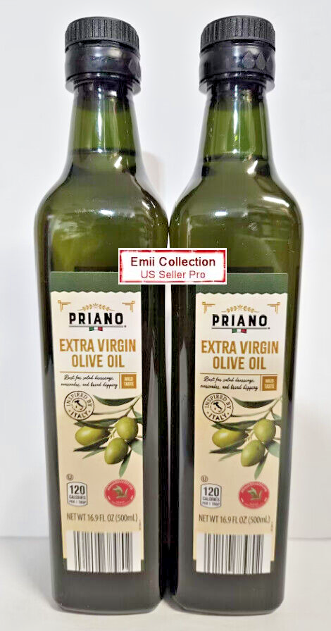 Priano Extra Virgin Olive Oil Mild Taste 16.9fl oz 500ml (2