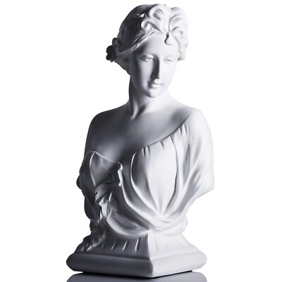 XMGZQ 12 Inch Young Venus Bust Greek Goddess Statue,Large Classic Roman Bust ...